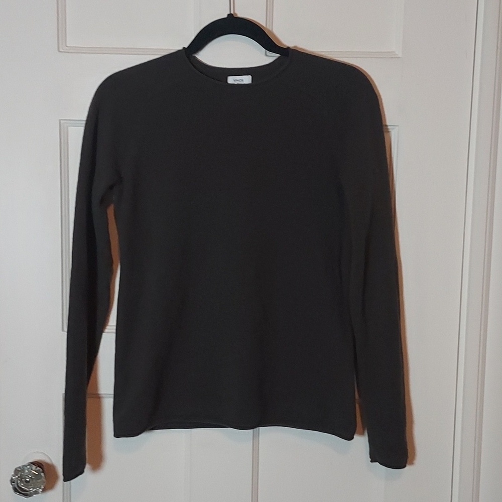 Vince Women's 100% Cashmere Classic Rollneck Sweater In Brown Size XS
